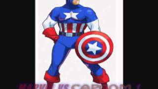 All of Captain Americas themes from MSH to MVC3 [upl. by Ialda]