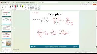 Chapter 6  Section 63 Simplifying Complex Fractions [upl. by Einitsed]