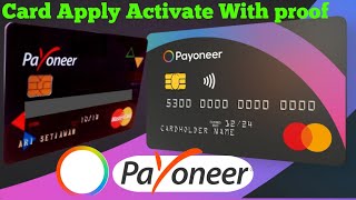 How to apply payoneer card  Activate payoneer card  payoneer card benefits [upl. by Rorke]