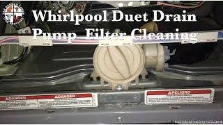 SOLVEDWHIRLPOOL Washer SLOW Water FlowFilterScreen Clean Out10 Min Repair howto diy fix [upl. by Enialed]