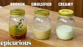 These 3 Dressings Will Upgrade Any Salad  Epicurious 101 [upl. by Forta595]