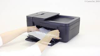 Removing jammed paper inside printer TR4500 series  E4200 series [upl. by Hildie]