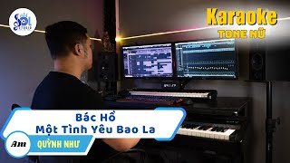 Bác Hồ Một Tình Yêu Bao La Karaoke Tone Nữ  Hà Quỳnh Như  Sol Studio [upl. by Lionel]