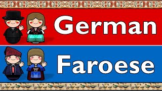 GERMANIC GERMAN amp FAROESE [upl. by Elynad]