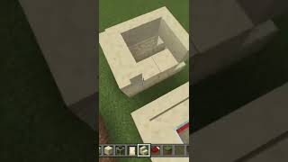 how to build a Tiny Sandstone House in Minecraft [upl. by Gareri]