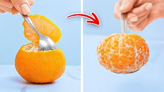 New Easy Ways to Cut amp Peel Fruits and More Handy Hacks for Any Occasion 🍊🛠️ [upl. by Ainod153]