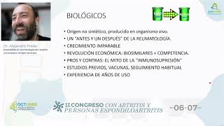 II Congreso Personas con Artritis y Espondiloartritisdiagnóstico y remisiónenfermedades reumáticas [upl. by Analaj]