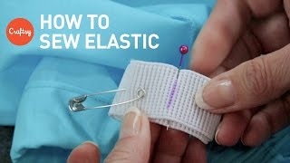 How to sew elastic 2 techniques  Sewing Tutorial with Angela Wolf [upl. by Uba20]