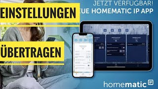 Homematic IP Einstellungen auf neues Handy übertragen [upl. by Past]