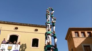 Tour Humaine  Altafulla  Castells  Show  Catalogne  Human Tower  Amazing  Tarragona  Espagne [upl. by Buff]