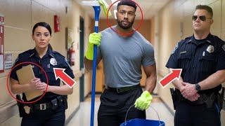 Black FBI Undercover Agent Disguised as Janitor in a Cop Department  The End is Unbelievable [upl. by Essiralc]