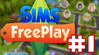 The Sims FreePlay  Gameplay Walkthrough Part 1  House Warming [upl. by Russi]