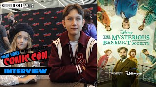 The Mysterious Benedict Society  Marta Kessler amp Mystic Inscho Interview  NYCC 2022 [upl. by Dlorad]