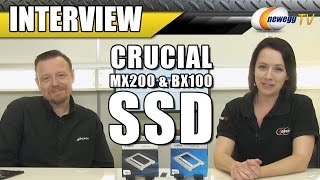 Crucial MX200 amp BX100 SSD Interview  Newegg TV [upl. by Yand447]