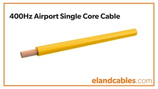 400Hz Single Core Airfield cable animation [upl. by Kirven]