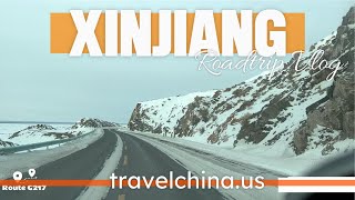 Roadtrip in Xinjiang China  Vol 4 on Route G217 to Burqin County [upl. by Ynoyrb]