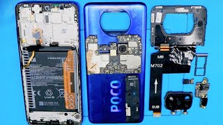 poco x3 disassembly  teardown  poco x3 back panel replacement [upl. by Uta]