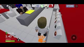 Roblox Working as a McFrothys Cashier in Urbis [upl. by Leira648]