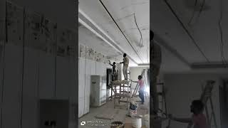 False ceiling work viewsviralvideosubscribersgrow shortvideo short [upl. by Latricia]