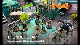 Infinity N4 Battle Report  ITS 14 Kosmoflot vs NeoTerra [upl. by Kneeland269]