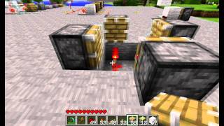 Minecraft  1 2 or 4 output piston clockpulsar [upl. by Aufa]