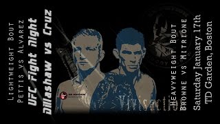 The MMA Vivisection  UFC Boston Dillashaw vs Cruz picks odds amp analysis [upl. by Anayaran]