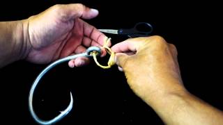 Mustad How to Canoe Man Loop Knot [upl. by Jaquith]