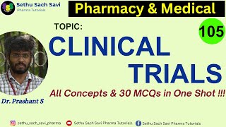 Pharmacy Question and Answer discussion Q105 CLINICAL TRIALS FACTS YOU NEED TO KNOW [upl. by Odysseus]