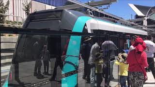 Cherrybrook Station with trains Open Day Sydney Metro [upl. by Nelyak]