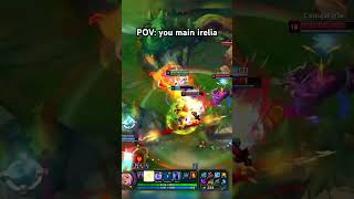 Irelia players are very special in the head 🙈 leagueoflegends leagueoflegendsmemes irelia akali [upl. by Olatha704]