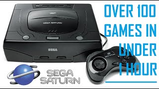 Over 100 Sega Saturn Games In Under 1 Hour [upl. by Trina]