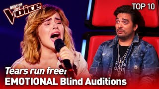 The most EMOTIONAL Blind Auditions on The Voice 2  TOP 10 [upl. by Naginarb]