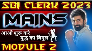 SBI CLERK MAINS 2023 Practice Module  02  Reasoning Mains By Dhruvasir [upl. by Tammy]