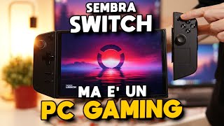 LEGION GO Recensione • Sembra Switch ma è un PC da GAMING [upl. by Balbur]