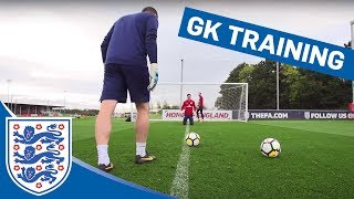 Four Keeper Drill Crosses amp More at Goalkeeper Training  Inside Training [upl. by Rafaelle]