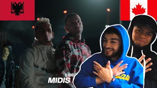 CANADIANS REACT TO ALBANIAN RAP  IL GHOST  Midis Europes feat STRESI [upl. by Nahtiek863]