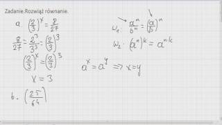 Zadanie 2 Równania wykładnicze [upl. by Tse]