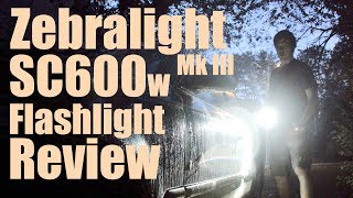 Zebralight SC600w mkIII HI review The worlds best EDC Flashlight of 2016 [upl. by Etnuad]