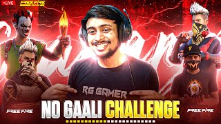 NO GALI CHALLENGE DAY 27 😲 ANGRY YOUTUBER TOP 1 😎👽 nonstopgaming freefirelive rai ⭐ rggamer [upl. by Llewellyn]