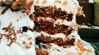 Moist Chocolate Cake Recipe for Christmas Simple and Easy Cake Recipeno oven cake [upl. by Gibeon]