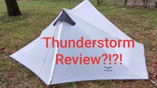 Lanshan 2 Mier 2 ultralight tent Tstorm review [upl. by Kcinemod]