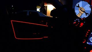 COMO INSTALAR TIRAS LED DENTRO DEL AUTO COMPLETO [upl. by Grantham358]