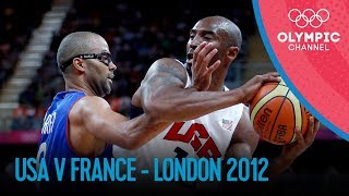 Basketball  Men  USAFRA  London 2012 Olympic Games [upl. by Chelsie]