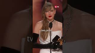 Taylor Swift announces new album live at Grammys [upl. by Hope]