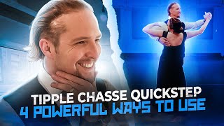 💥 Tipple Chasse to Right Quickstep  Timing Steps Footwork [upl. by Enahs153]