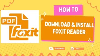 How to Download and Install Foxit Reader  2024 [upl. by Rehprotsirhc]