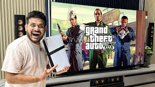 PS5 PRO Setup On 85 Inch TV With GTA 5 😍 [upl. by Maurer276]