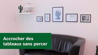 Savoirfaire DIY  Accrocher des tableaux sans percer [upl. by Parthen914]