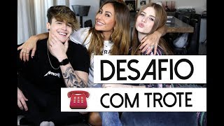 Desafio de Casal com Trote  Alex Mapeli e Flávia Charallo com Sabrina Sato [upl. by Pippas]