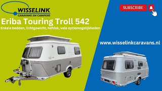 ERIBA Touring Troll 542  COMPACT LICHTGEWICHT VAN BUITEN amp MEGA RUIM VAN BINNEN HEFDAKCARAVAN 5 [upl. by Laveen]